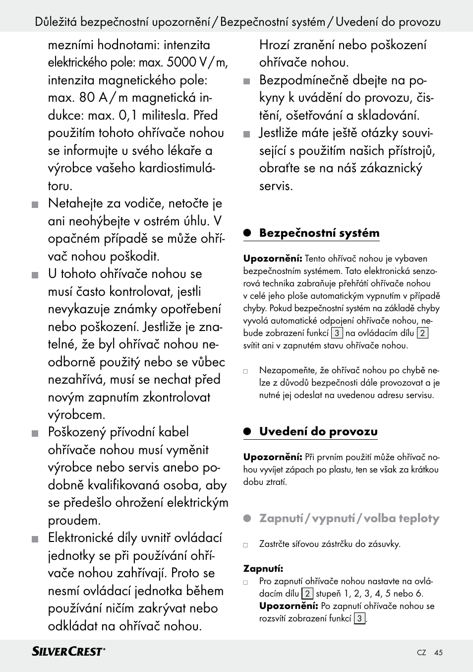 Silvercrest SFW 100 B2 User Manual | Page 45 / 65