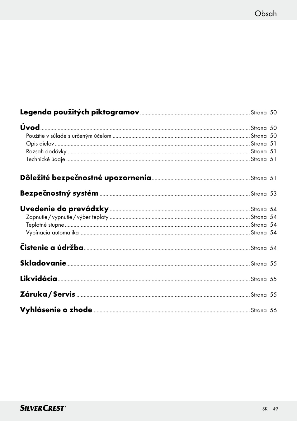 Silvercrest SFW 100 B2 User Manual | Page 49 / 65