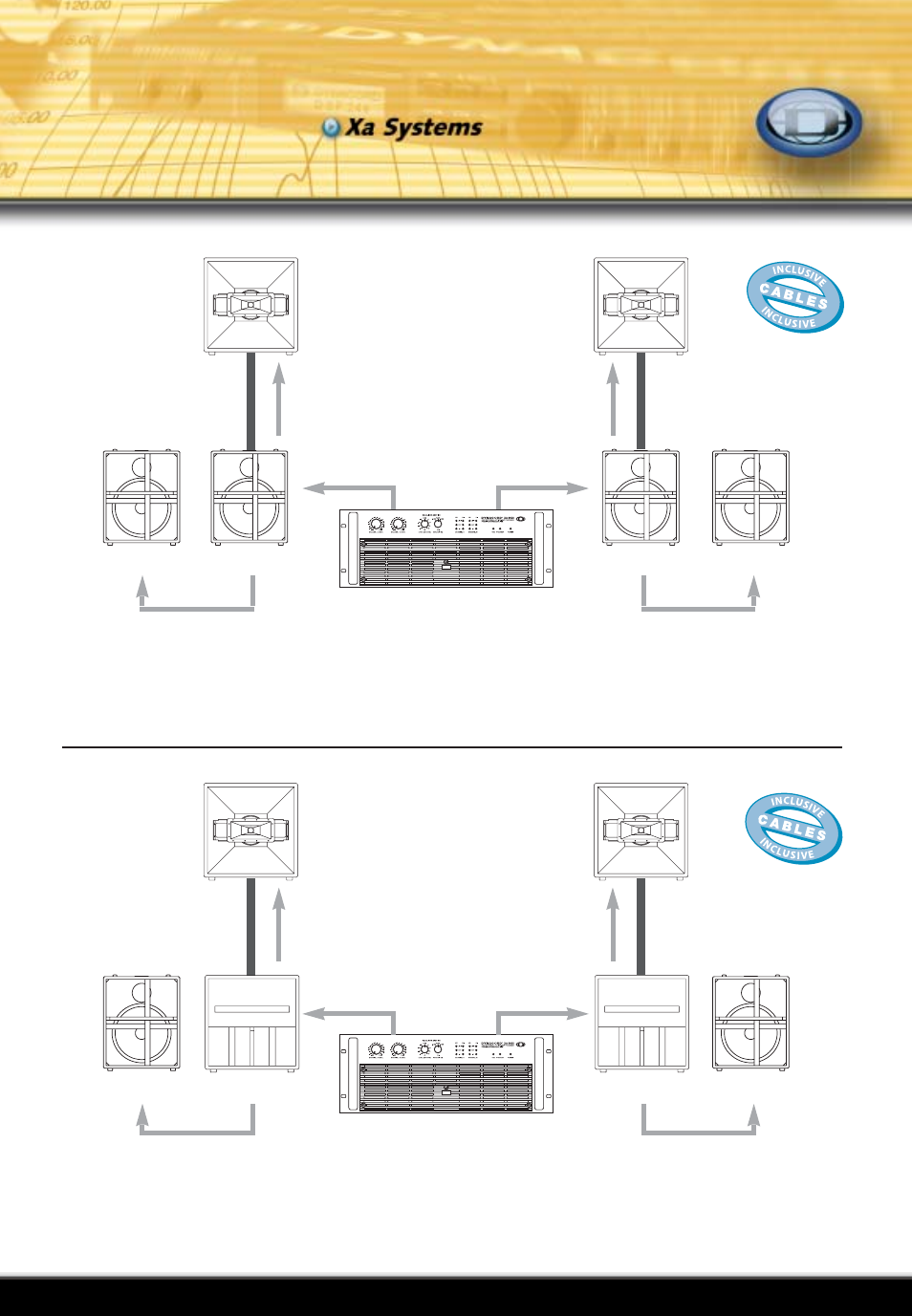 Xa 48 system, Xa 38 system | Dynacord FORUM LINE F12 User Manual | Page 7 / 8