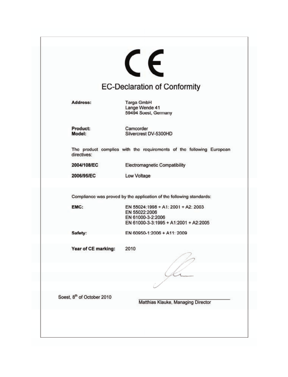 Silvercrest DV-5300HD User Manual | Page 57 / 58