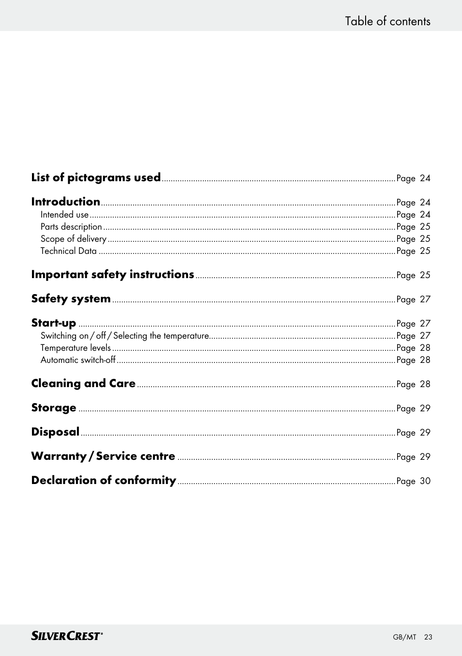 Silvercrest SRNH 100 C2 User Manual | Page 23 / 39