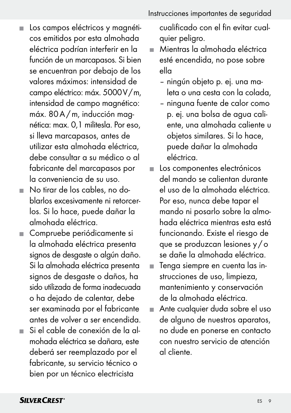 Silvercrest SRNH 100 C2 User Manual | Page 9 / 39