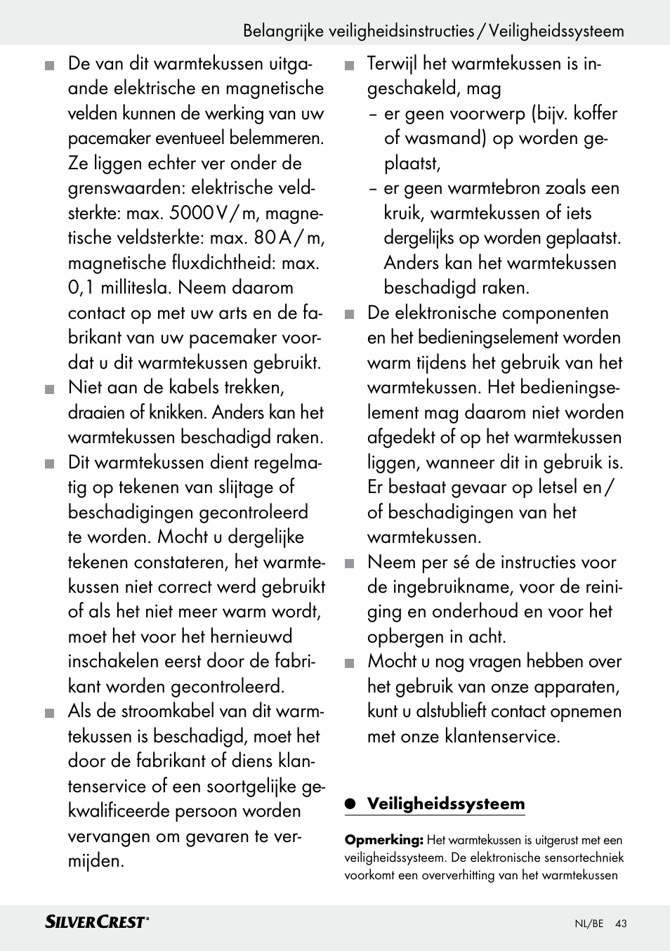 Silvercrest SRNH 100 C2 User Manual | Page 43 / 57