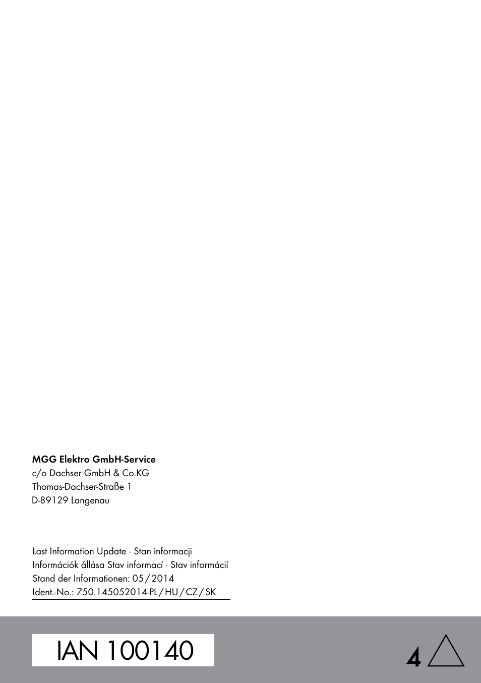 Silvercrest SRNH 100 C2 User Manual | Page 55 / 55