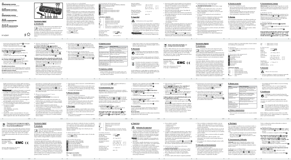 Silvercrest H14269 User Manual | 2 pages