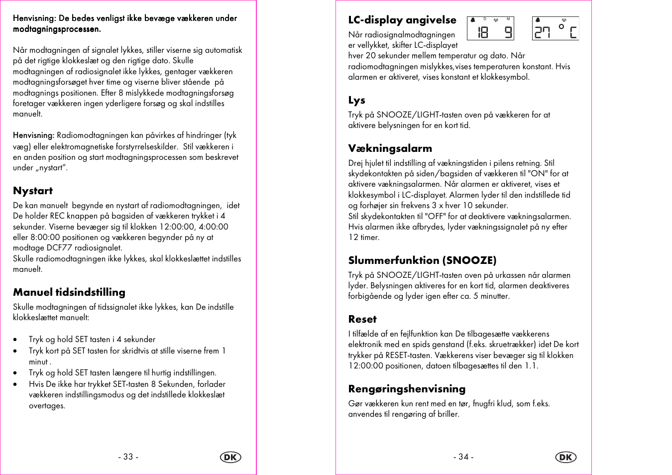 Silvercrest 4-LD3905 User Manual | Page 18 / 36