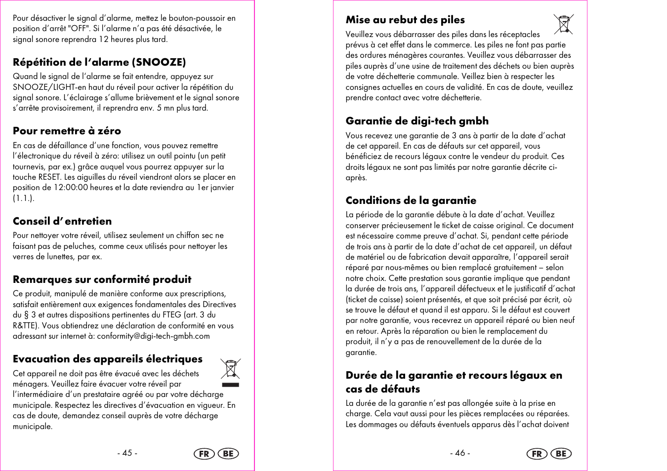 Silvercrest 4-LD3905 User Manual | Page 24 / 36