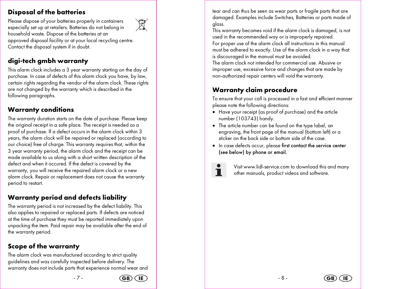 Silvercrest 4-LD3905 User Manual | Page 5 / 36