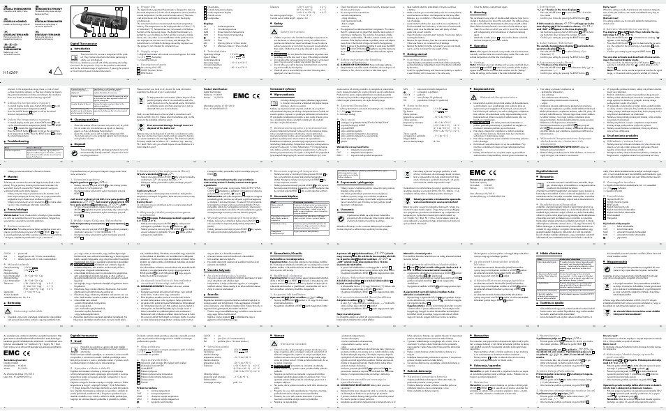 Silvercrest H14269 User Manual | 2 pages