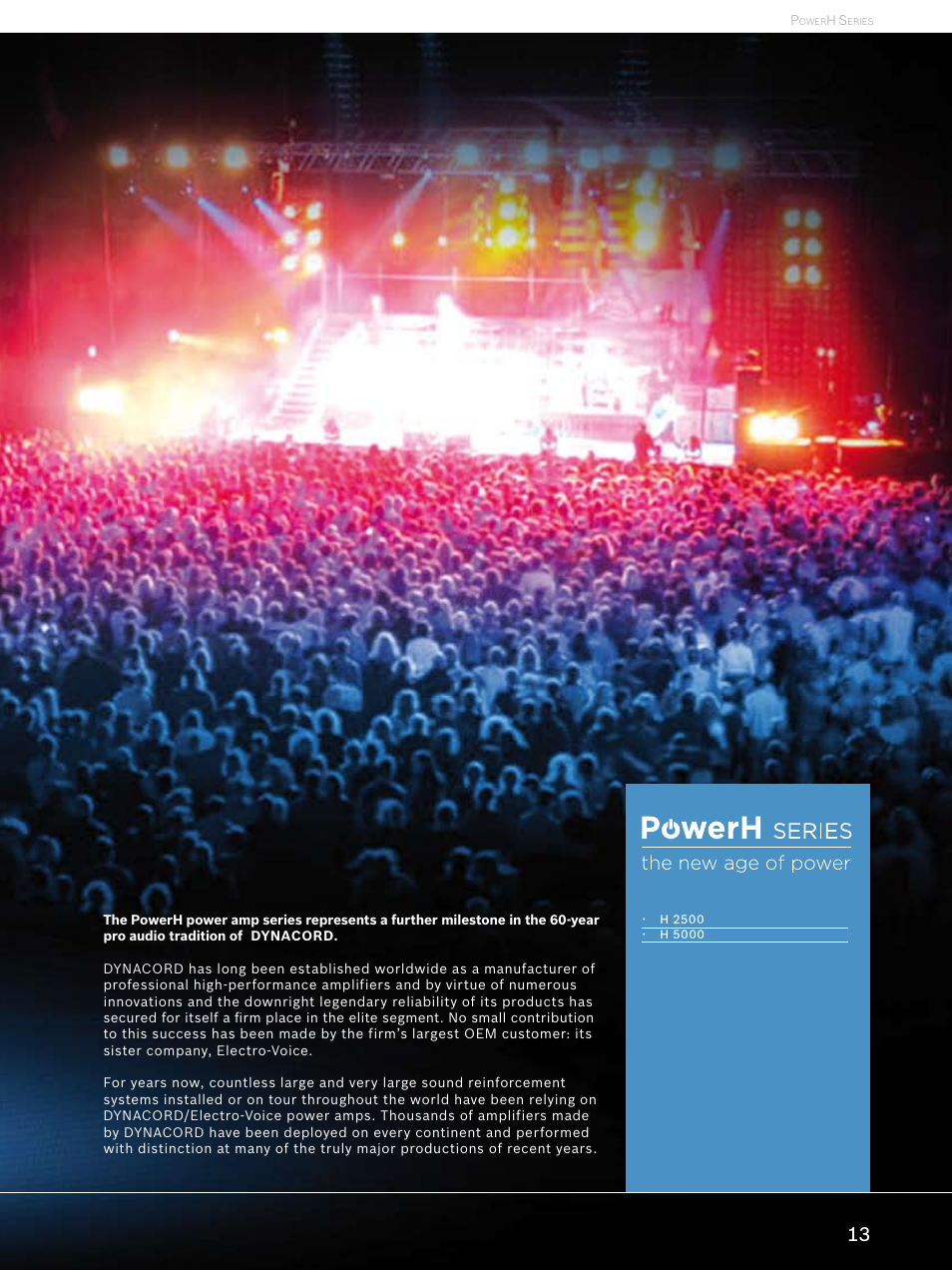 Dynacord Professional Power Amplifiers User Manual | Page 13 / 72