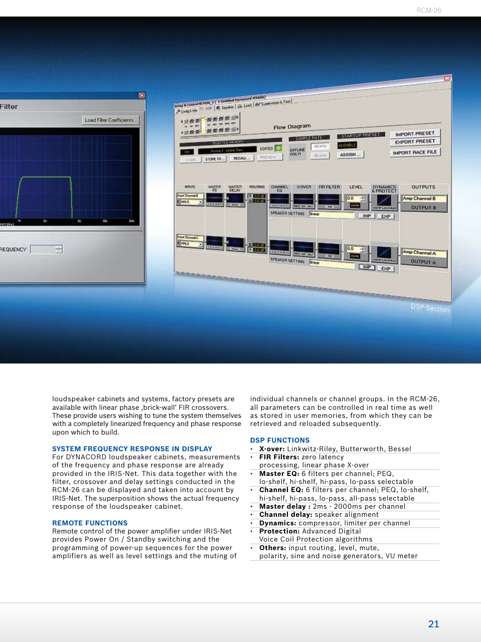 Dynacord Professional Power Amplifiers User Manual | Page 21 / 72