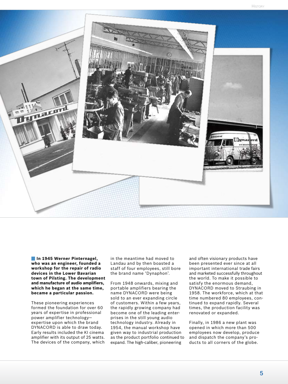 Dynacord Professional Power Amplifiers User Manual | Page 5 / 72