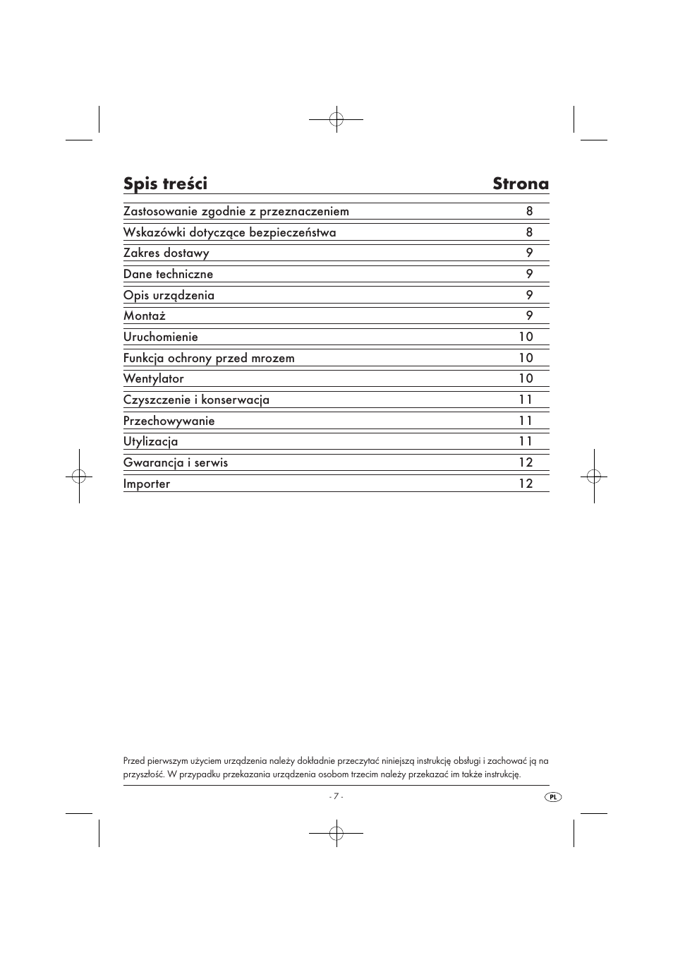 Silvercrest SOR 2600 A1 User Manual | Page 9 / 44