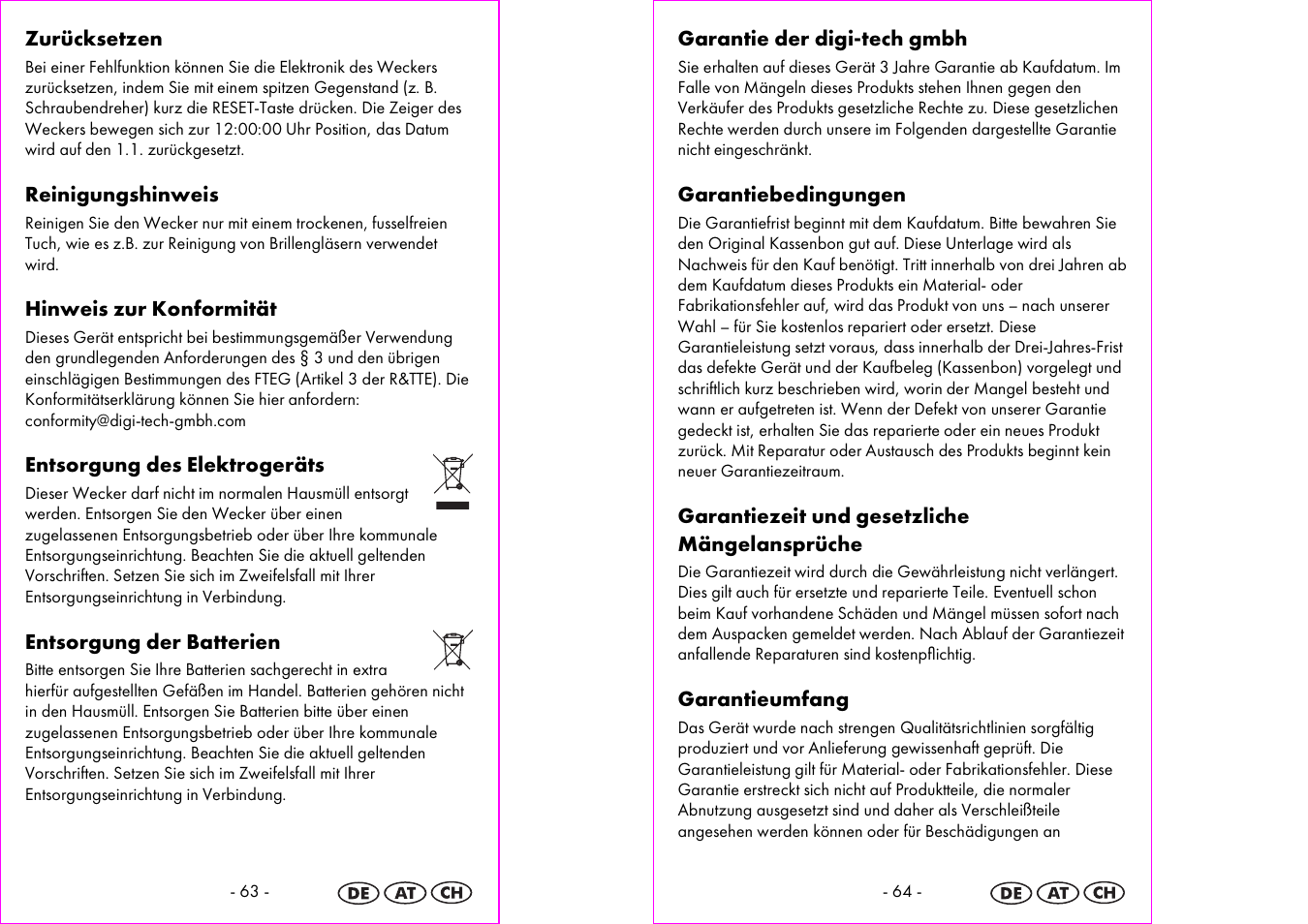 Silvercrest 4-LD3905 User Manual | Page 33 / 35