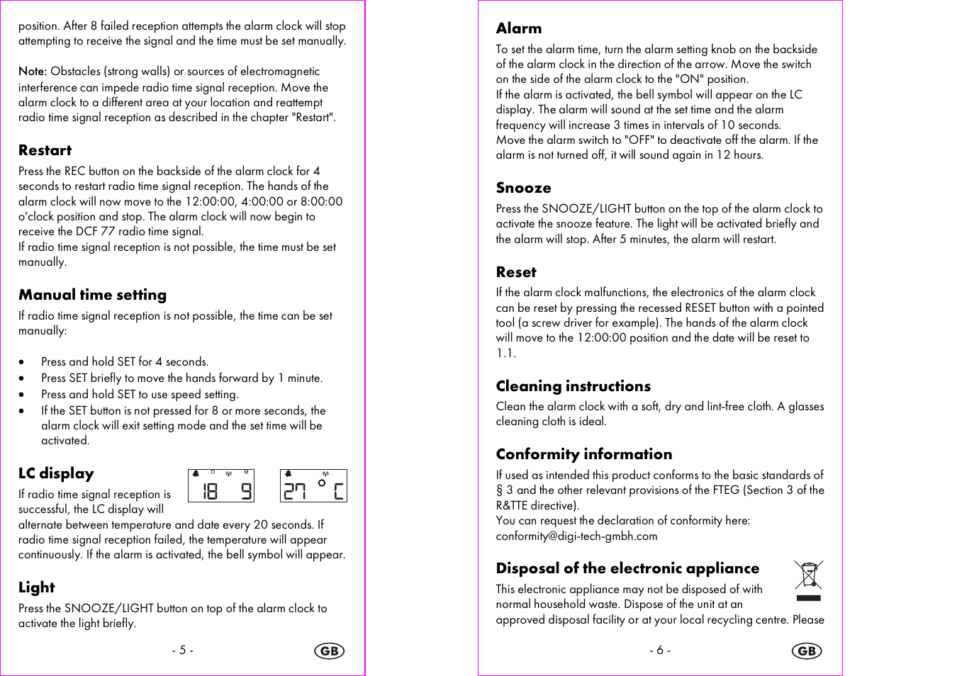 Silvercrest 4-LD3905 User Manual | Page 4 / 35