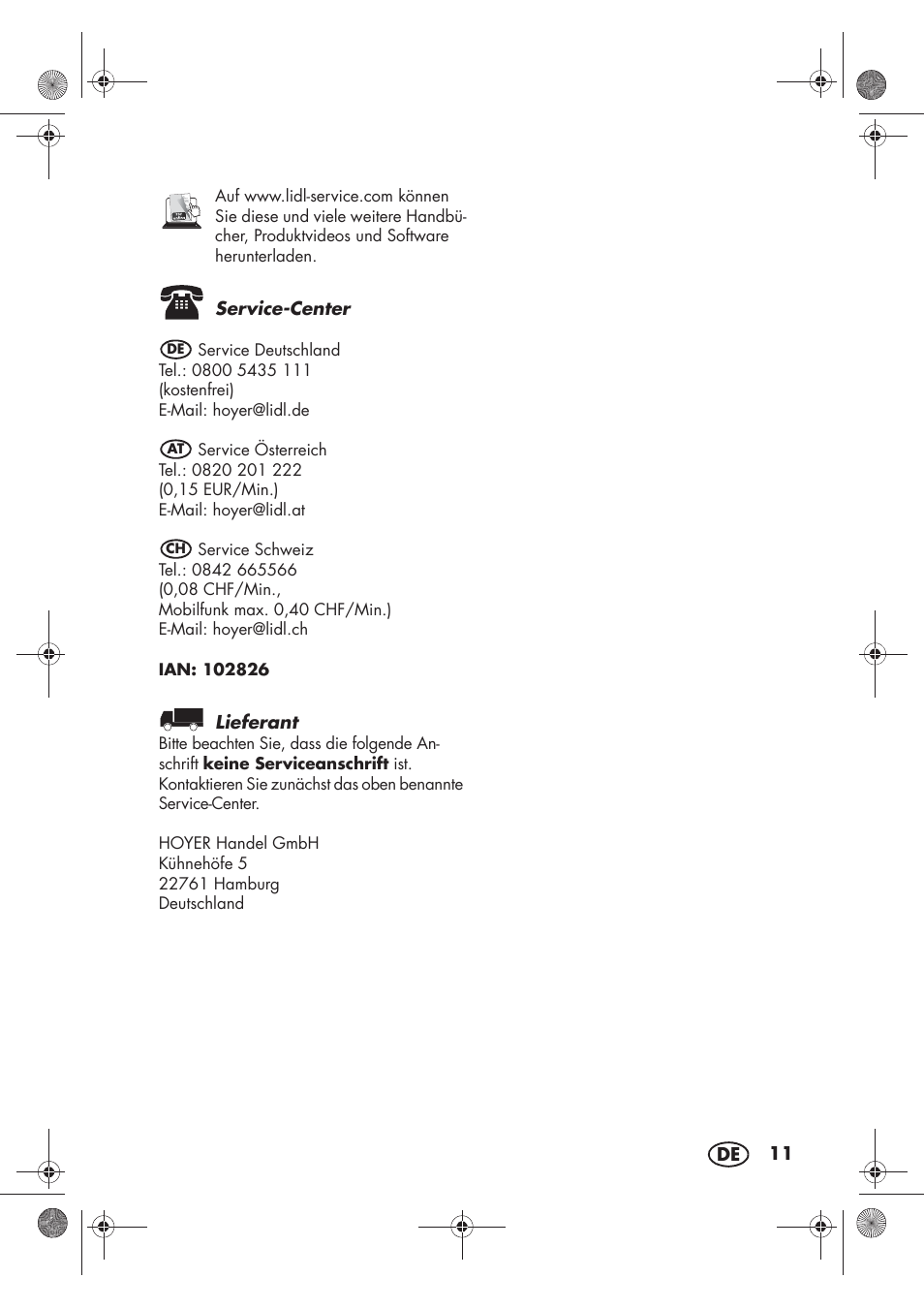 Silvercrest SHTR 2200 D2 User Manual | Page 13 / 46