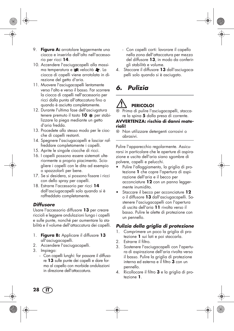 Pulizia | Silvercrest SHTR 2200 D2 User Manual | Page 30 / 46