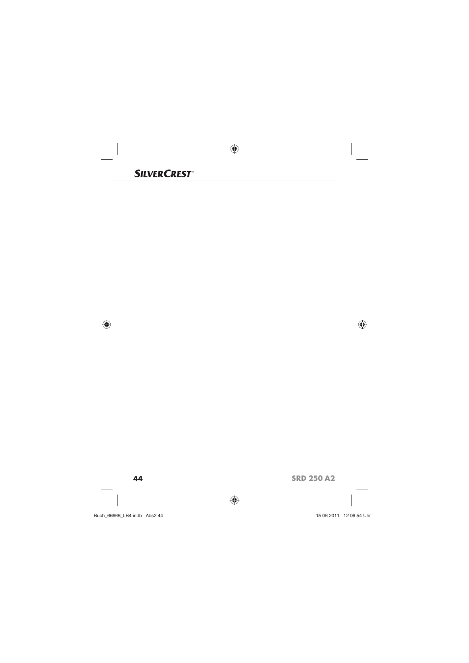 Silvercrest SRD 250 A2 User Manual | Page 46 / 133