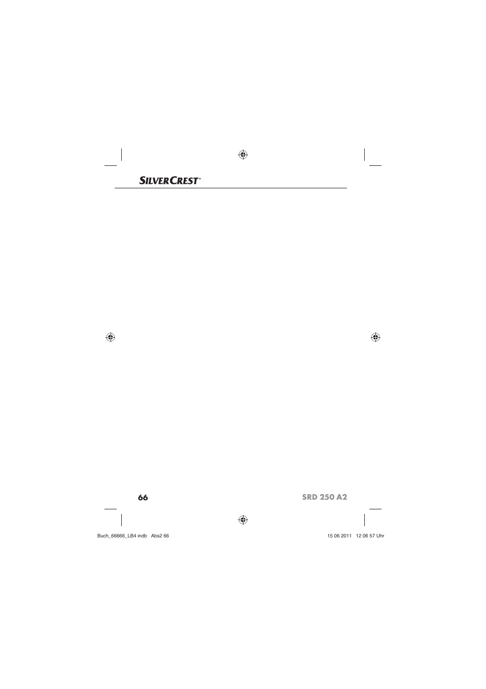 Silvercrest SRD 250 A2 User Manual | Page 68 / 133