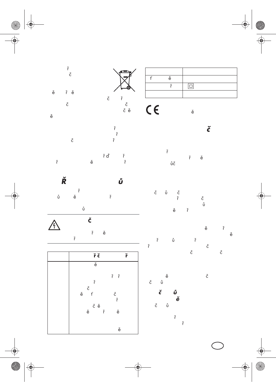 Likvidace, Įešení problémń, Technické parametry | Záruka spoleênosti hoyer handel gmbh | Silvercrest SHTR 2200 D2 User Manual | Page 53 / 78