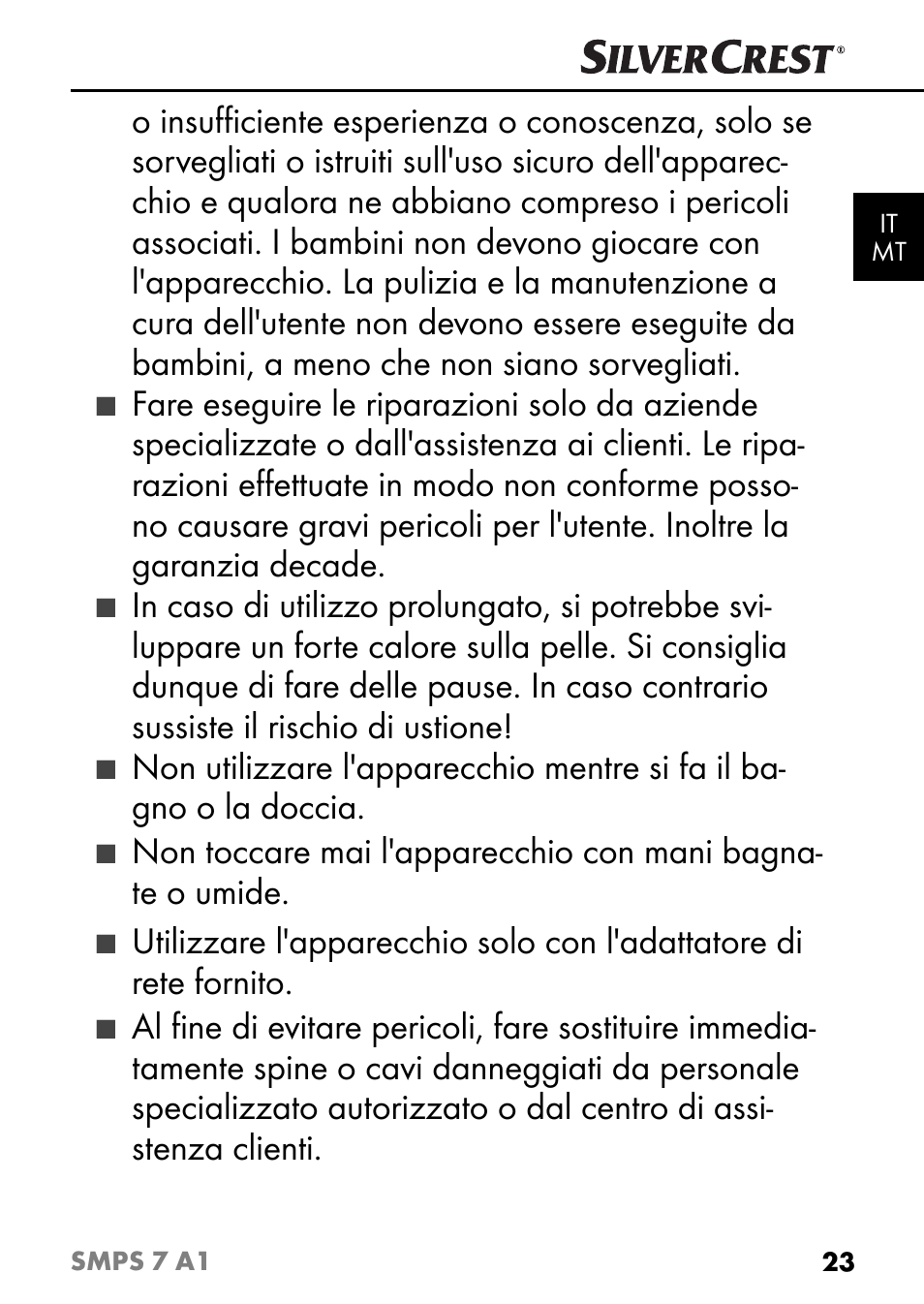 Silvercrest SMPS 7 A1 User Manual | Page 26 / 94