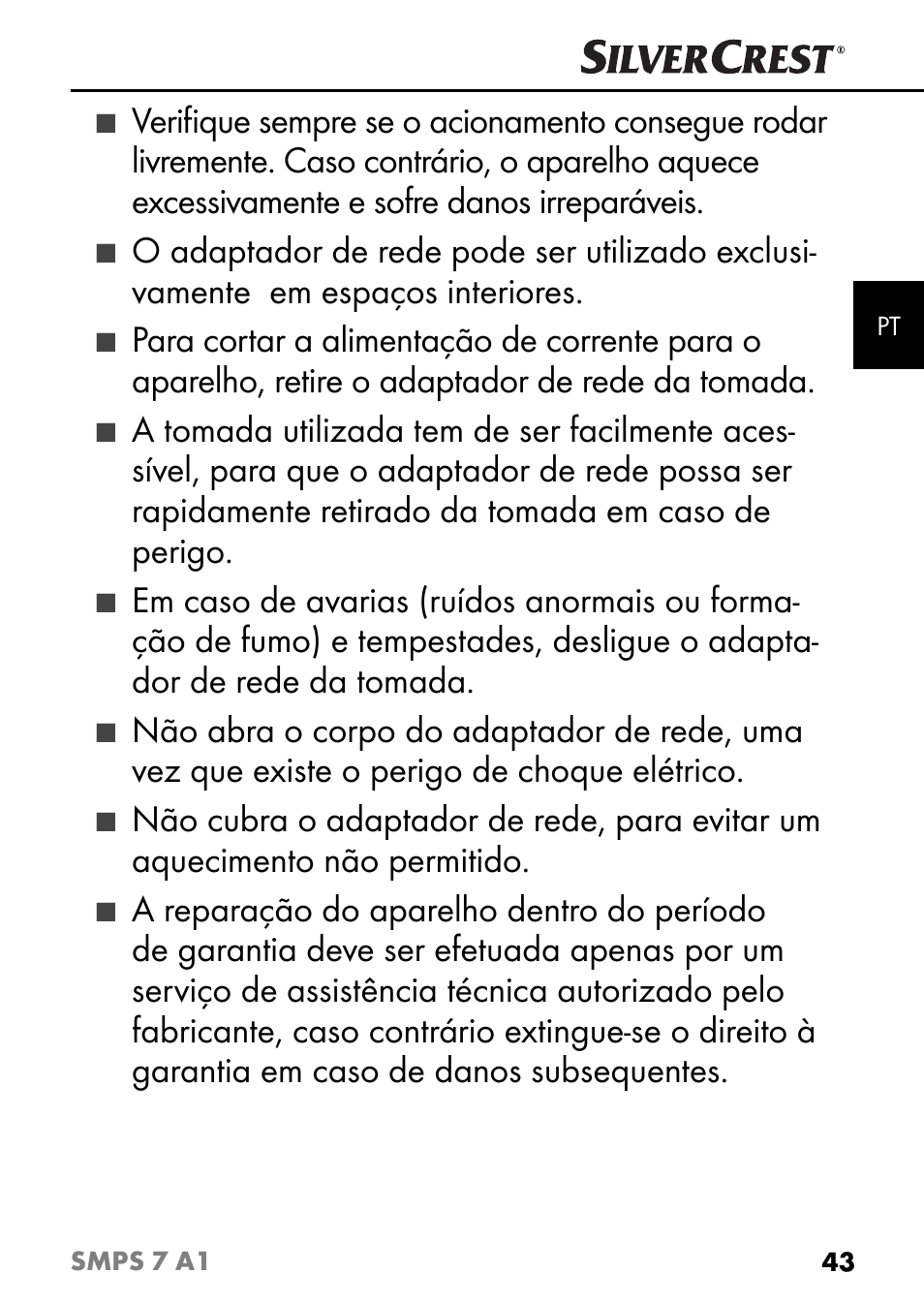 Silvercrest SMPS 7 A1 User Manual | Page 46 / 94