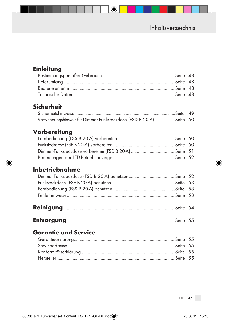 Silvercrest Electrical Sockets User Manual | Page 43 / 52