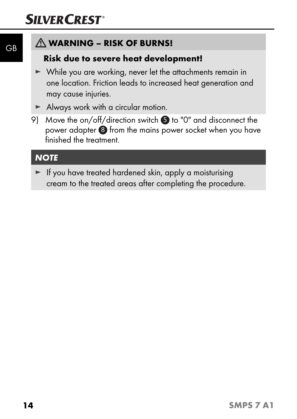 Silvercrest SMPS 7 A1 User Manual | Page 17 / 112