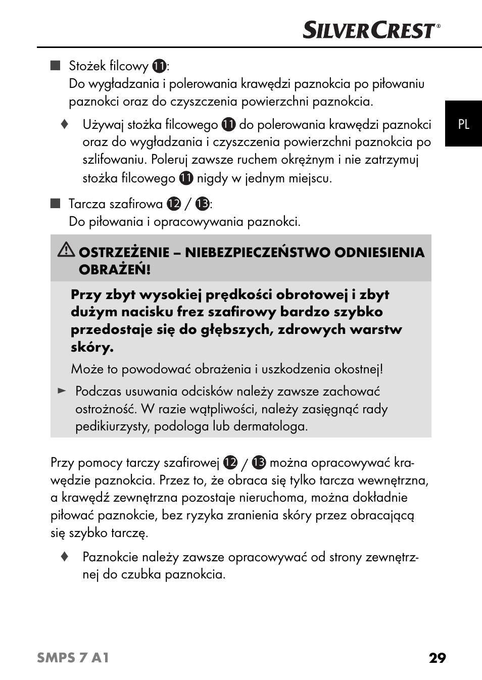 Silvercrest SMPS 7 A1 User Manual | Page 32 / 112