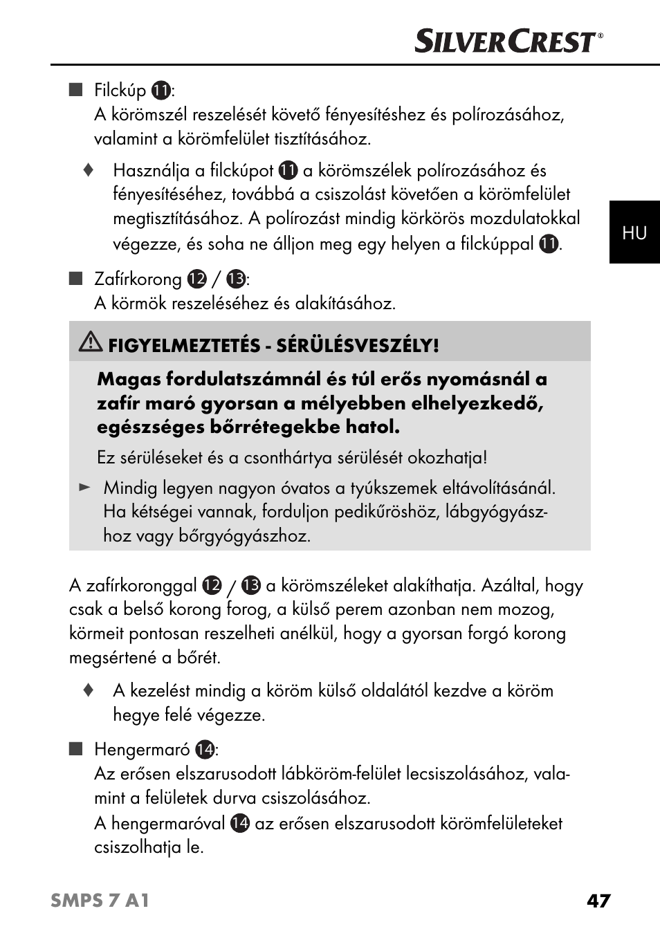 Silvercrest SMPS 7 A1 User Manual | Page 50 / 112