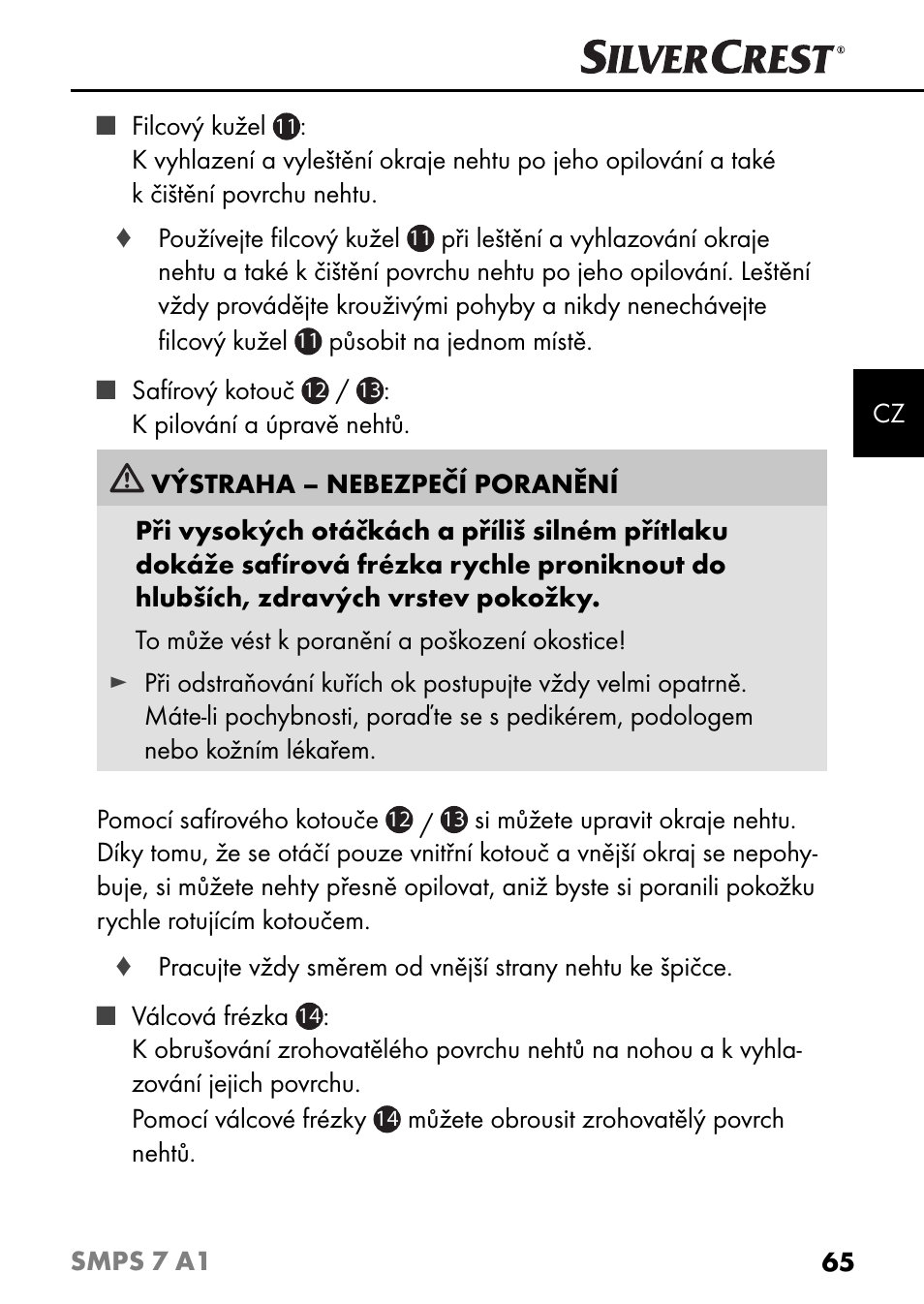 Silvercrest SMPS 7 A1 User Manual | Page 68 / 112