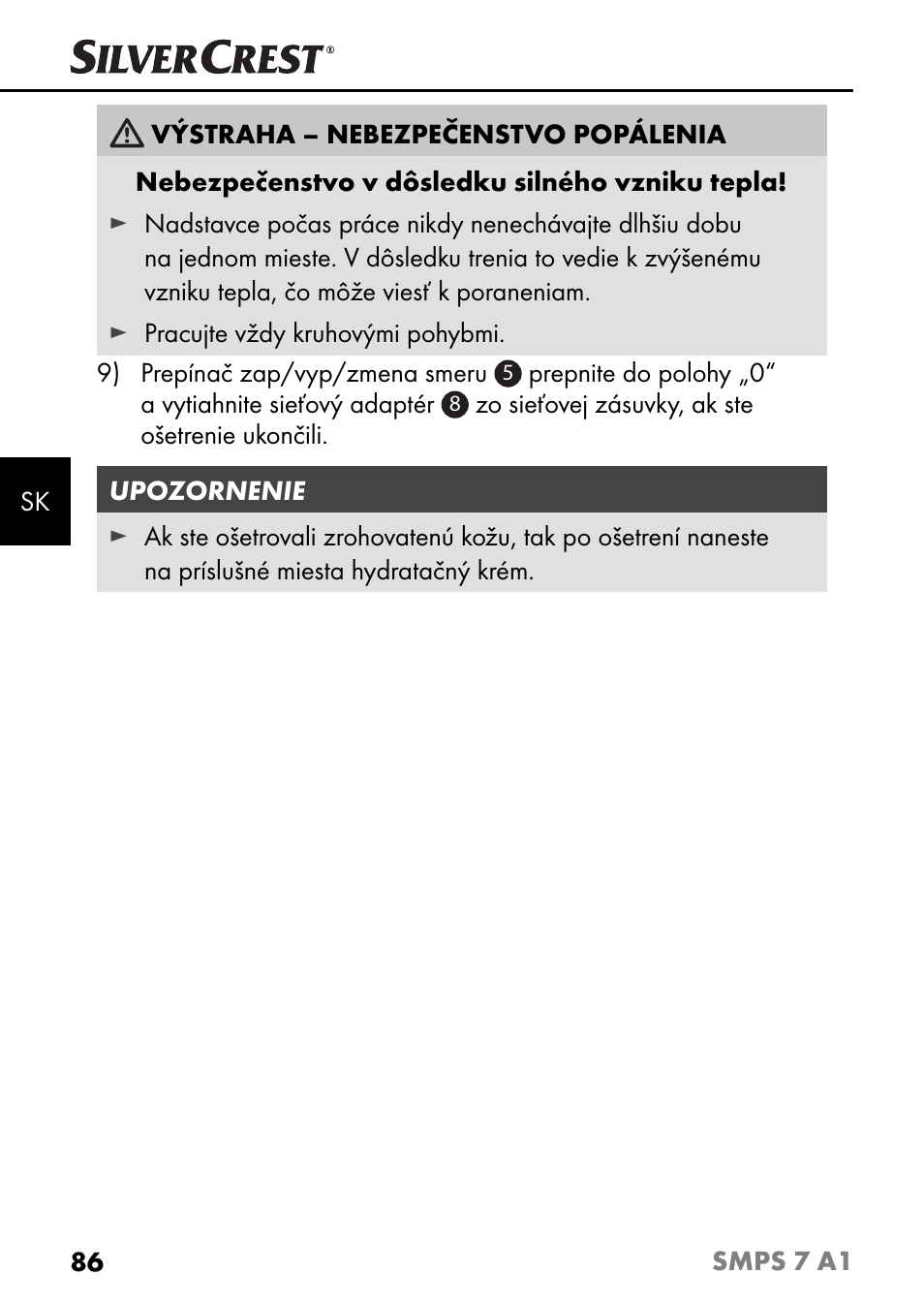 Silvercrest SMPS 7 A1 User Manual | Page 89 / 112
