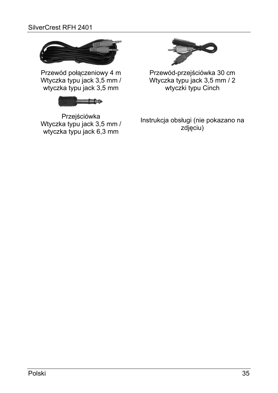 Silvercrest RFH 2401 User Manual | Page 37 / 183