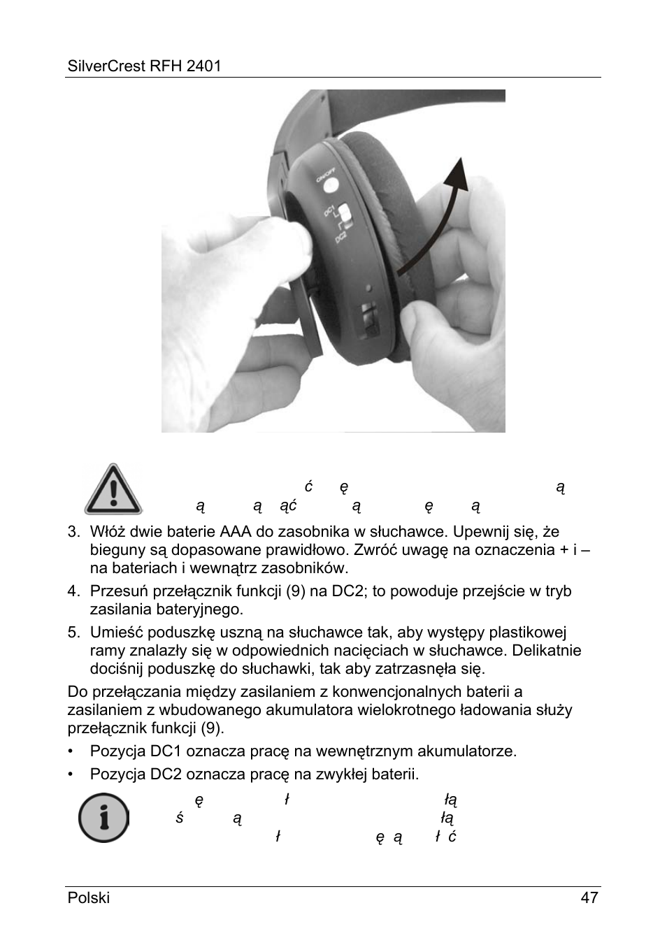 Silvercrest RFH 2401 User Manual | Page 49 / 183