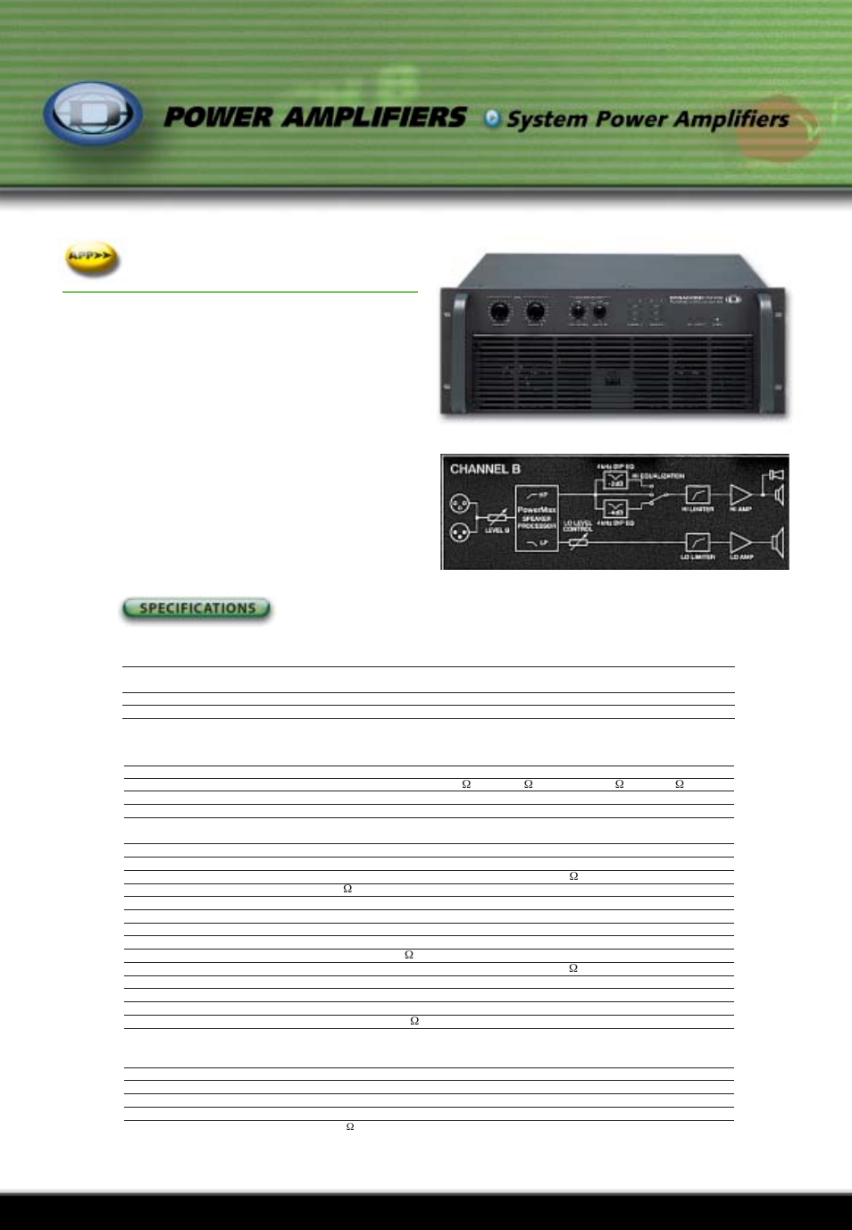 Pm2600 | Dynacord Xa2600 User Manual | Page 2 / 2