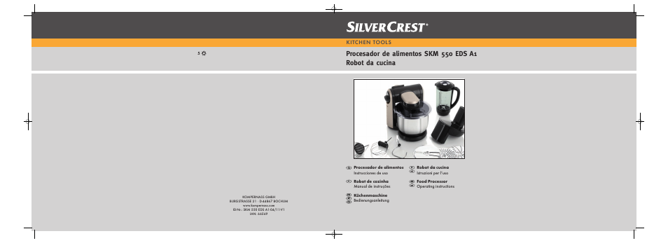 Silvercrest SKM 550 EDS A1 User Manual | 52 pages