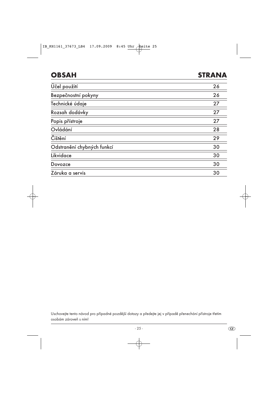 Silvercrest KH 1161 User Manual | Page 27 / 50