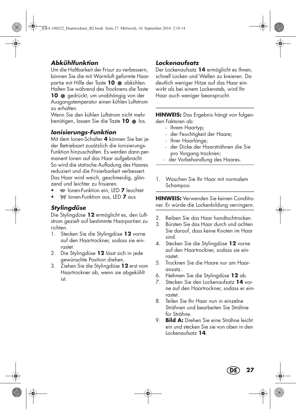 Silvercrest SHTR 2200 D3 User Manual | Page 29 / 46