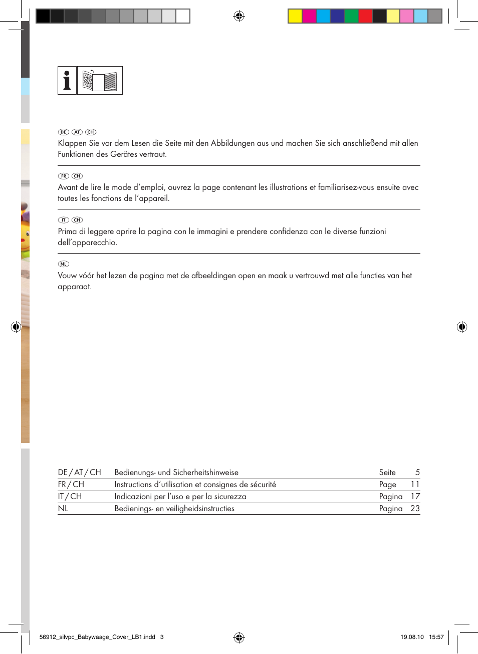 Silvercrest Digital Baby Scale User Manual | Page 3 / 6