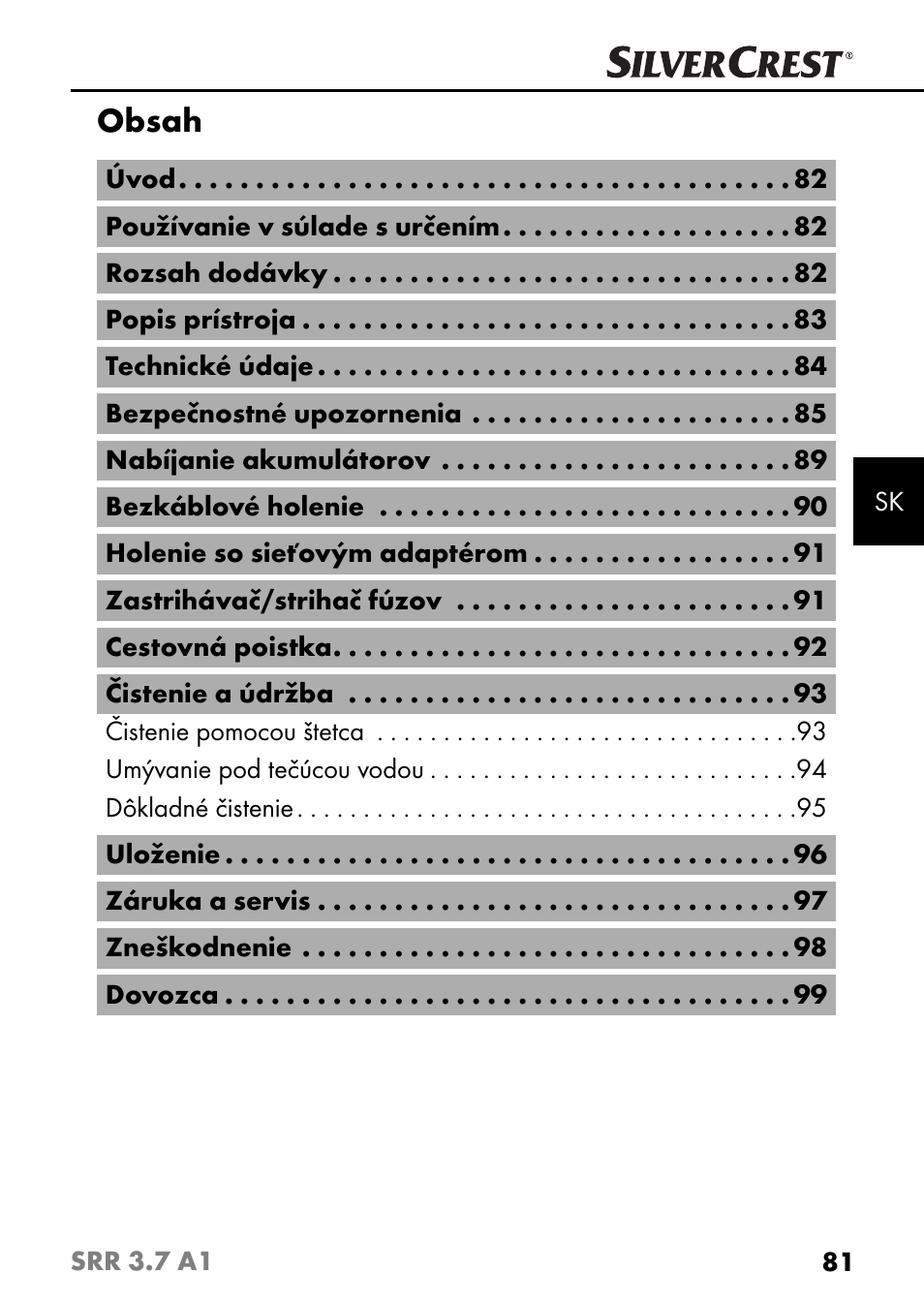 Silvercrest SRR 3.7 A1 User Manual | Page 85 / 125