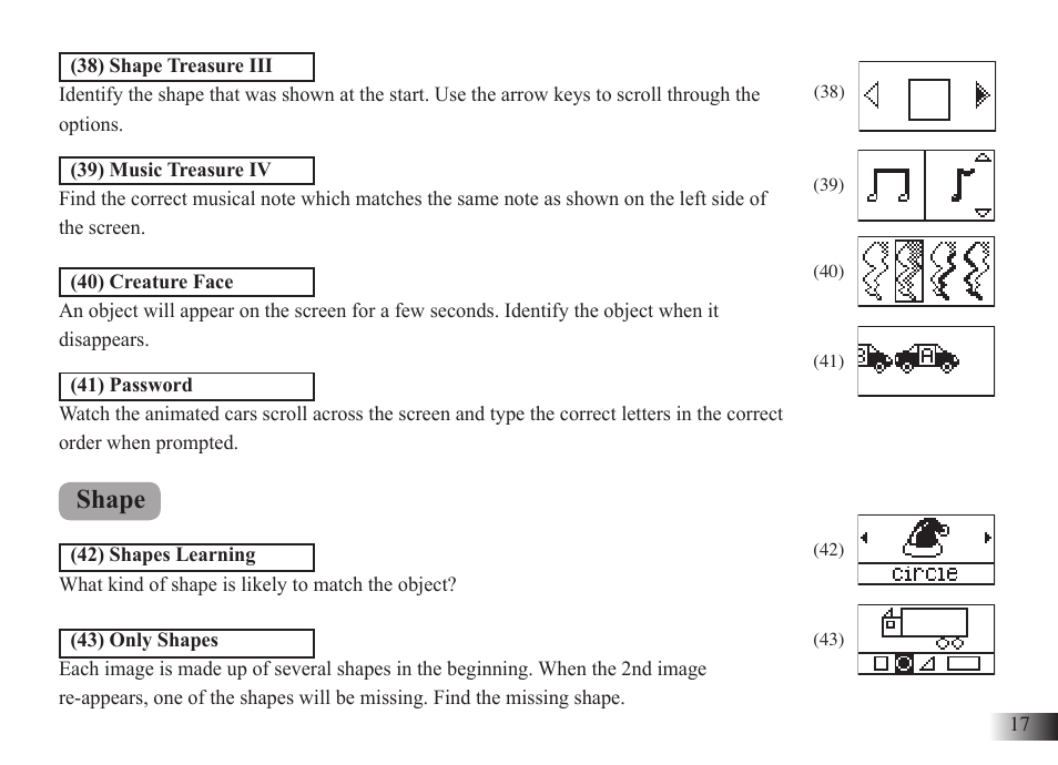 Shape | Silvercrest M574 User Manual | Page 20 / 33
