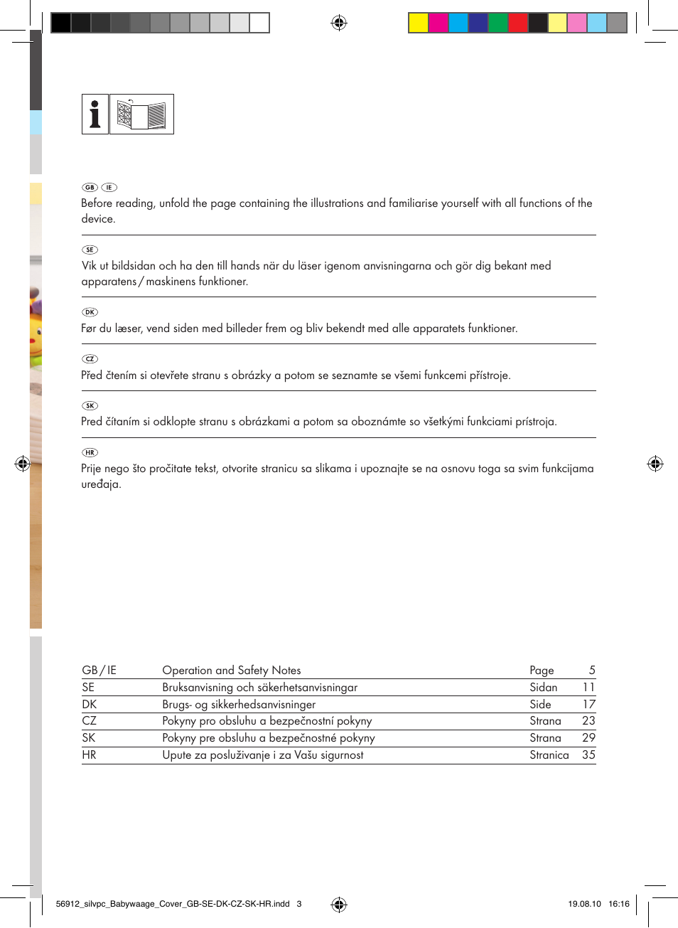 Silvercrest Digital Baby Scale User Manual | Page 3 / 6