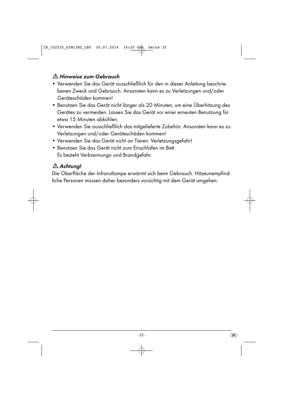 Silvercrest SIM 13 B2 User Manual | Page 38 / 43