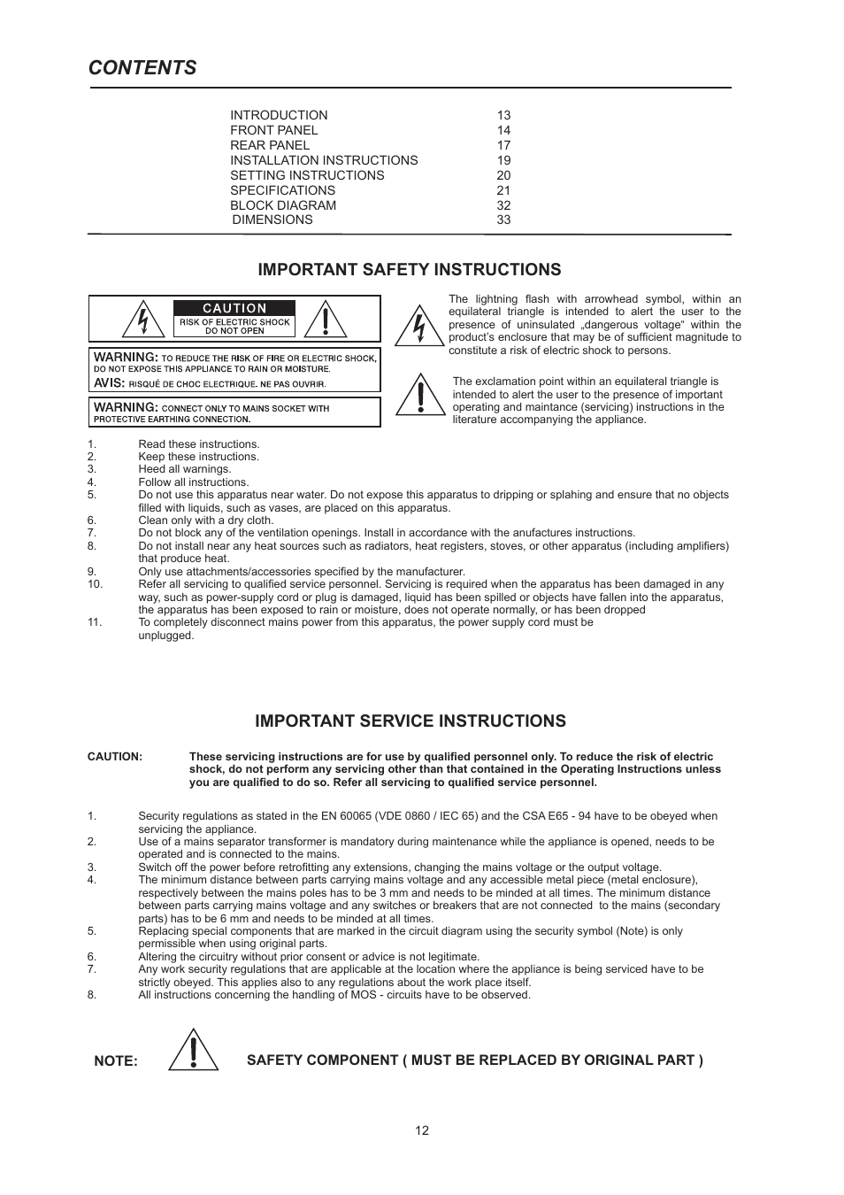 Dynacord PM2600 User Manual | Page 12 / 36