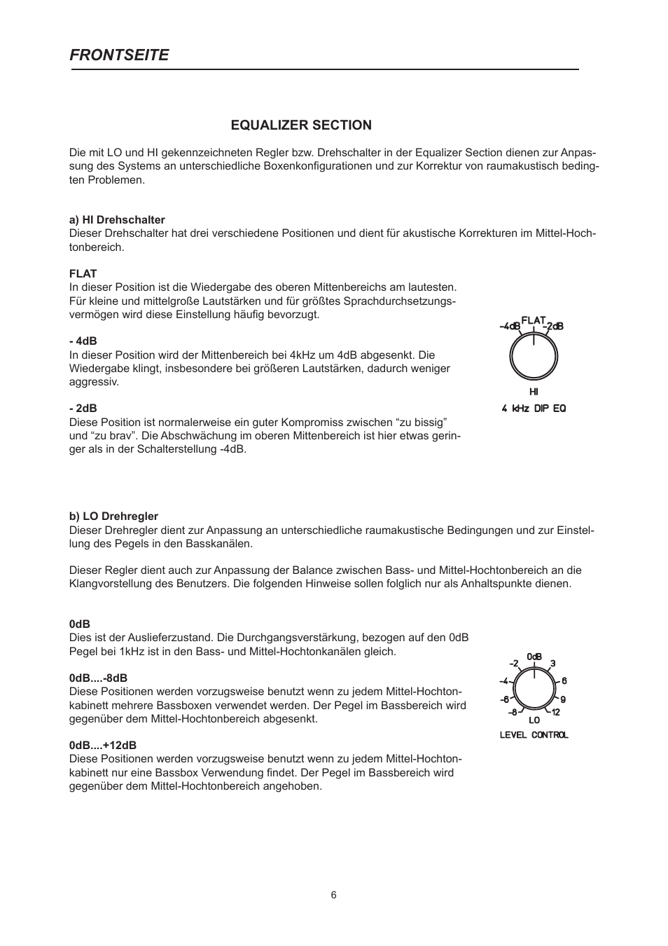 Frontseite | Dynacord PM2600 User Manual | Page 6 / 36