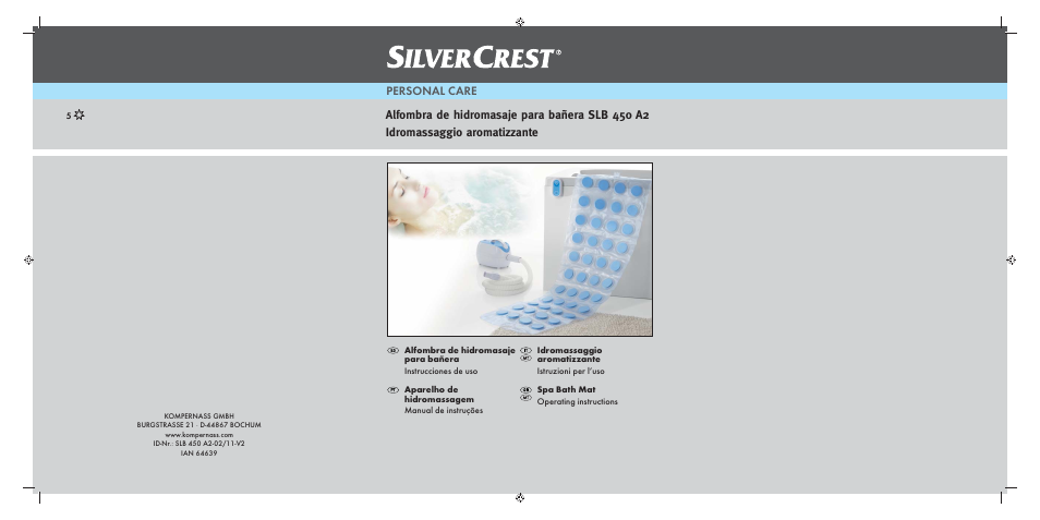 Silvercrest SLB 450 A2 User Manual | 82 pages