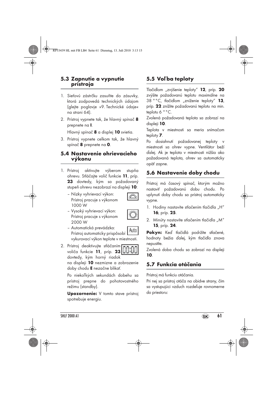 Silvercrest SHLF 2000 A1 User Manual | Page 63 / 78