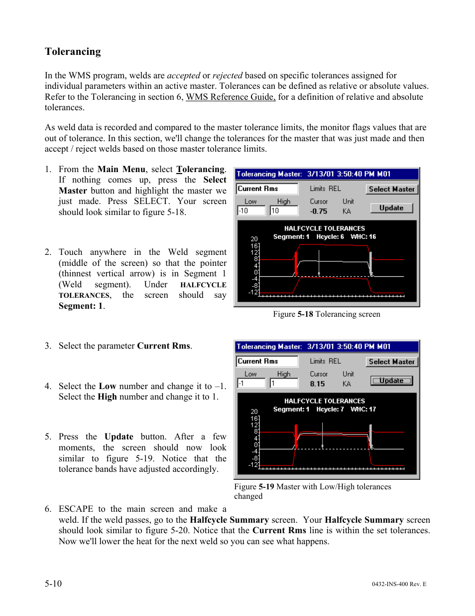 Tolerancing | Dr. Livingstone, I Presume WELDWISE 2400 User Manual | Page 44 / 195