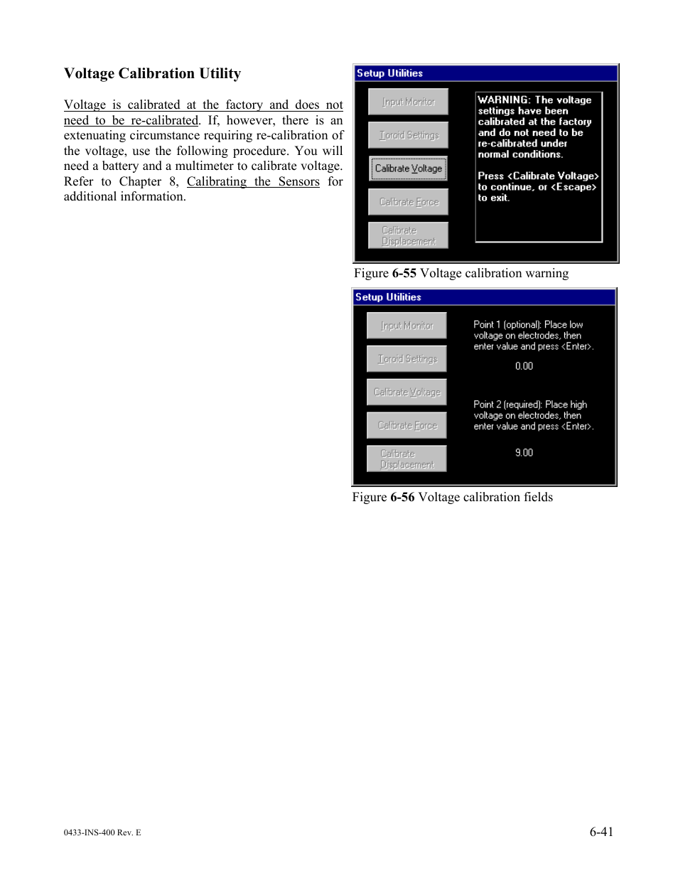 Voltage calibration utility | Dr. Livingstone, I Presume WELDWISE 2400 User Manual | Page 87 / 195