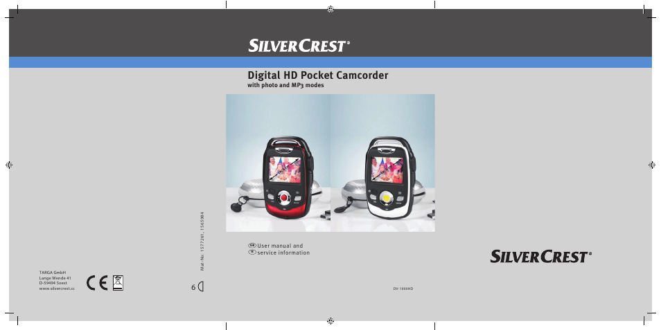 Silvercrest DV-1000HD User Manual | 44 pages